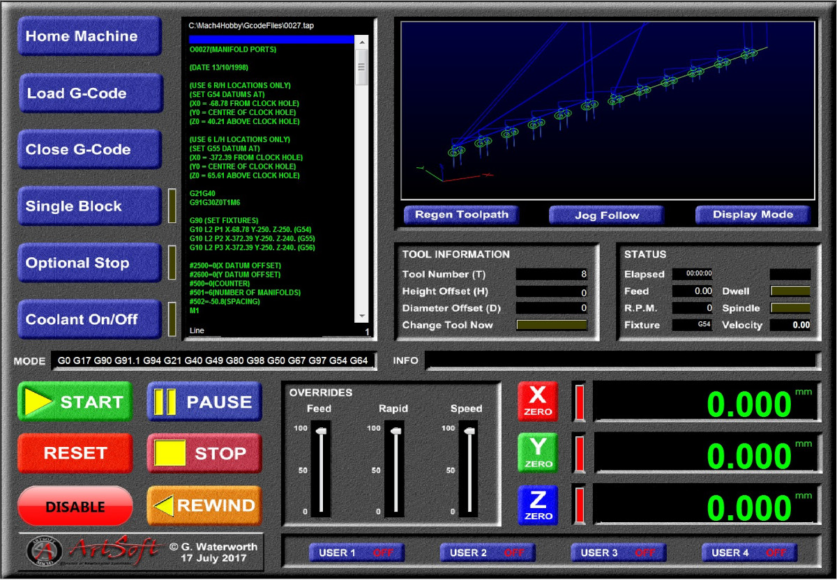 Screenset Tela Mach4 CNC Super Simple